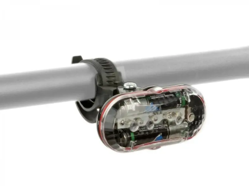 Author TL-20 F 5 LED černé/čiré-sklo přední světlo