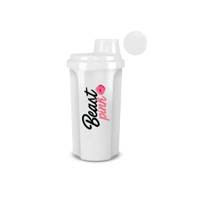 BeastPink Šejkr bílý 700 ml