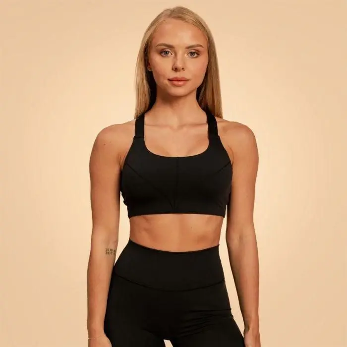 BeastPink Sportovní podprsenka Sense Black POUZE M (VÝPRODEJ)