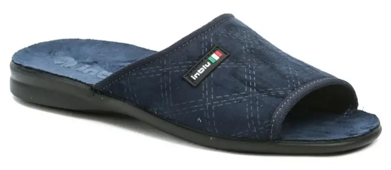 Befado Inblu 155M002 modré pánské papuče