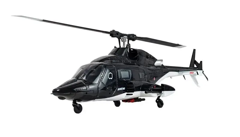 Amewi Bell 222 Airwolf Pro černo-bílý 6kanálový RC vrtulník s gyroskopem 3D/6G RTF
