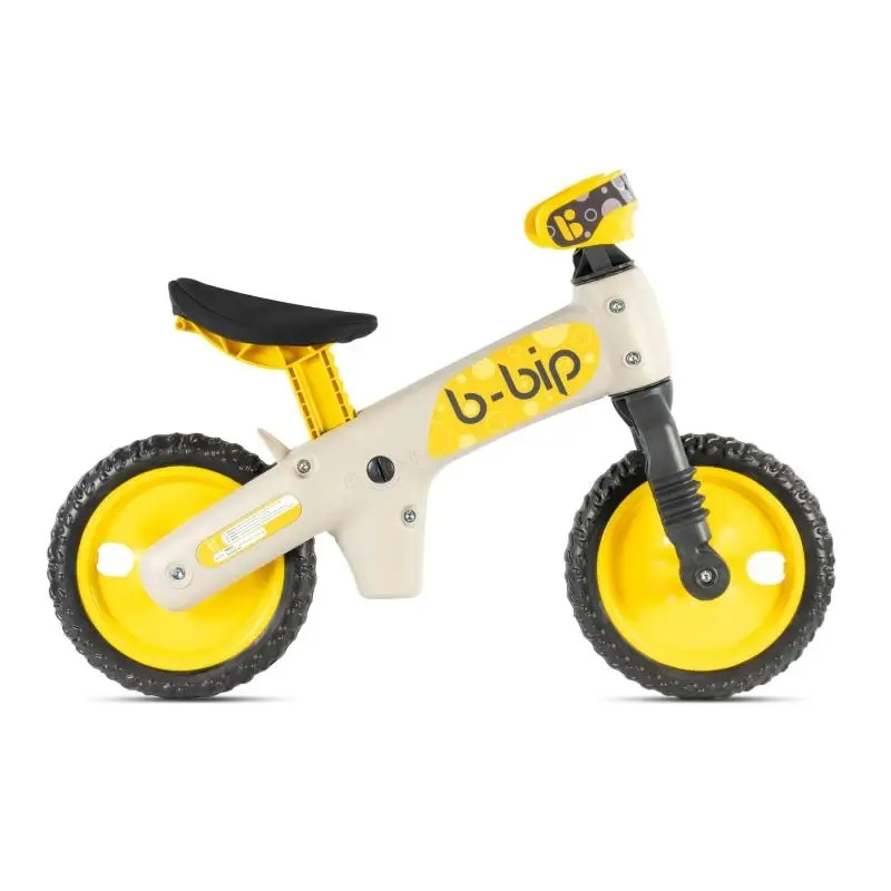 BELLELLI BALANCE BIKE - B-BIP, žluto šedé dětské odrážedlo