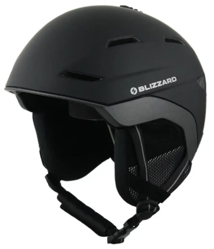 Lyžařská helma BLIZZARD Bormio ski helmet, black matt/anthracite matt Velikost: 59/63 cm