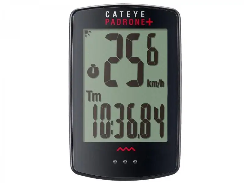 CATEYE Cyklopočítač CAT Padrone + (PA110W) (černá)