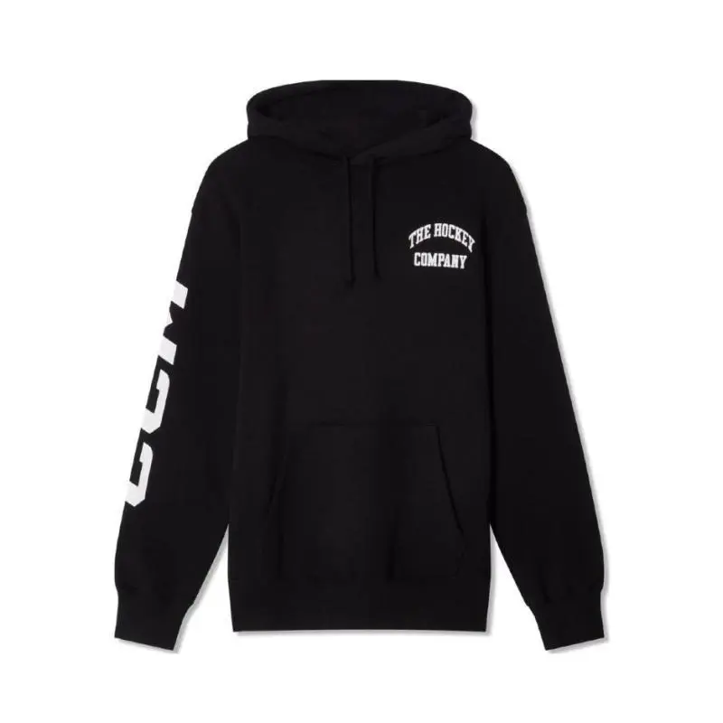 CCM Mikina Athleisure Fleece Hoodie YTH POUZE černá, Dětská, M (VÝPRODEJ)