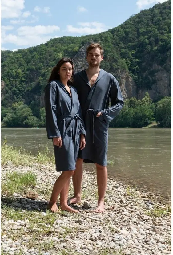 Cocoon Ultralight Microfiber Bathrobe Anchor Grey XL župan