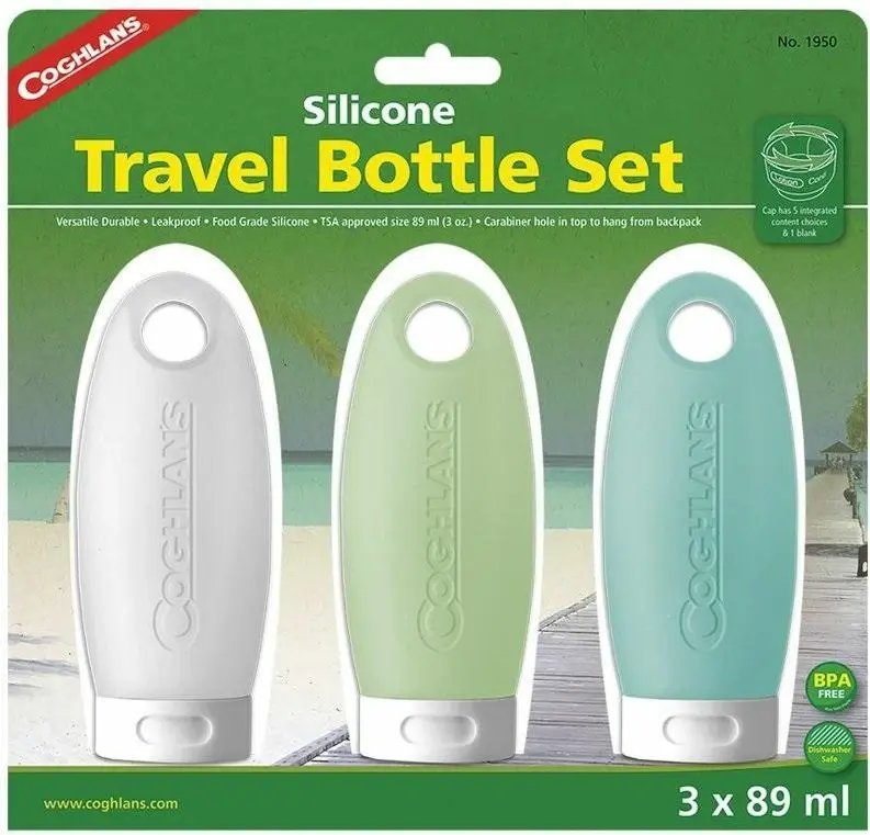 Coghlans Ltd. Coghlans sada lahviček Silicone Travel Bottles 3Pack