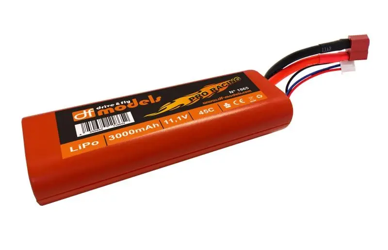 LiPo 3S 11,1 V / 3000 mAh - 45C ve velikost 2S!