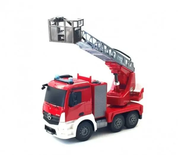 Double Eagle Hasící auto Mercedes Arocs s opravdovým vodním dělem 2,4GHz