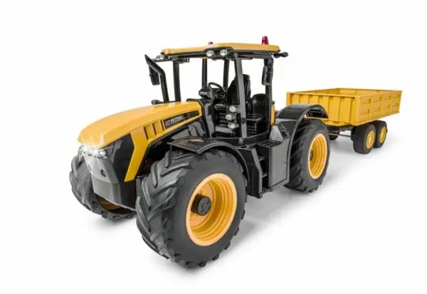 Double Eagle JCB FASTRAC 4200 žlutý RC traktor s dálkově ovladatelným valníkem