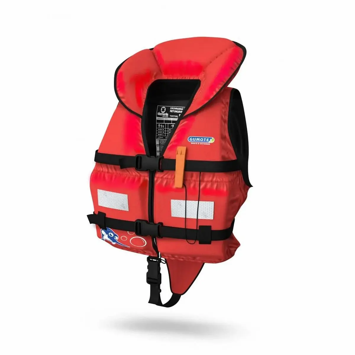 Elements Gear GUMOTEX červená dětská záchranná vesta