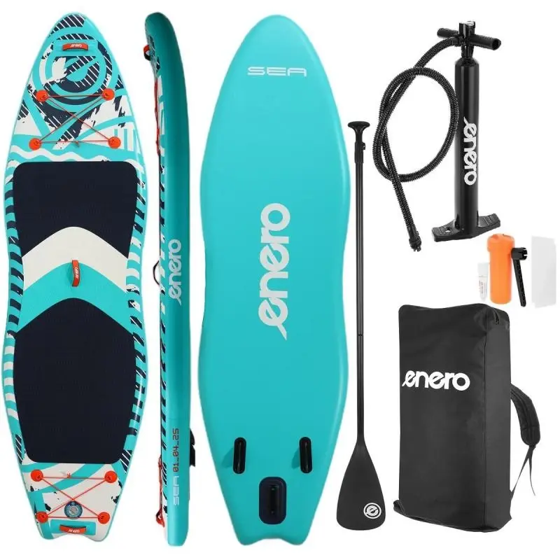 ENERO 140 kg modrý 320x91x15 cm paddleboard set