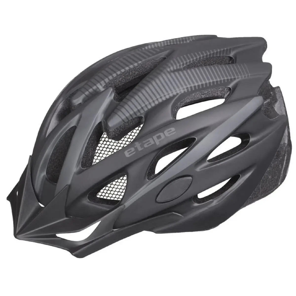 Etape Twister cyklistická helma černá-titan mat POUZE L/XL (58-61 cm) (VÝPRODEJ)