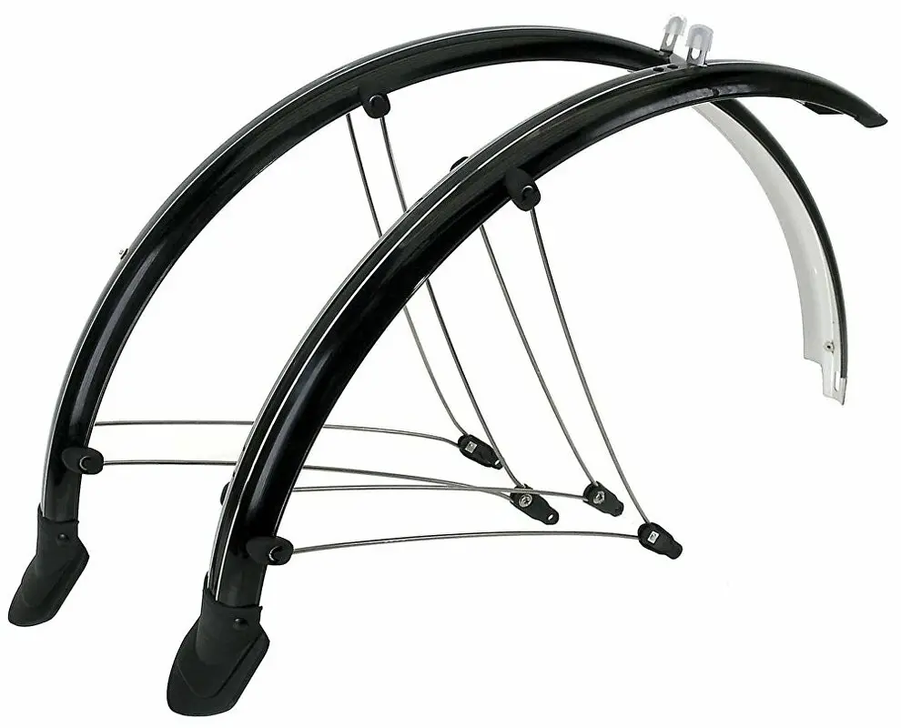 Eurofender Blatníky set OLYMPIK 28"/29" MTB/Trek, 46 mm, černé