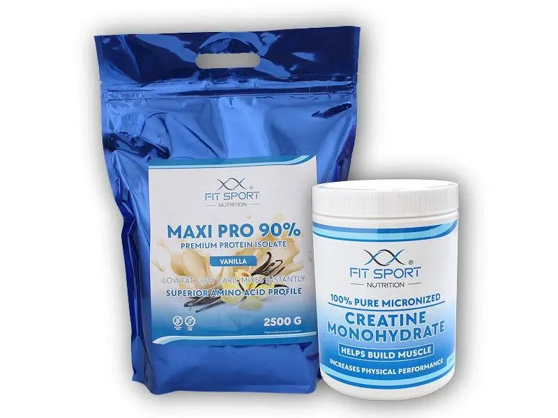 FitSport Nutrition Maxi Pro 90% 2500g + Creatine 550g