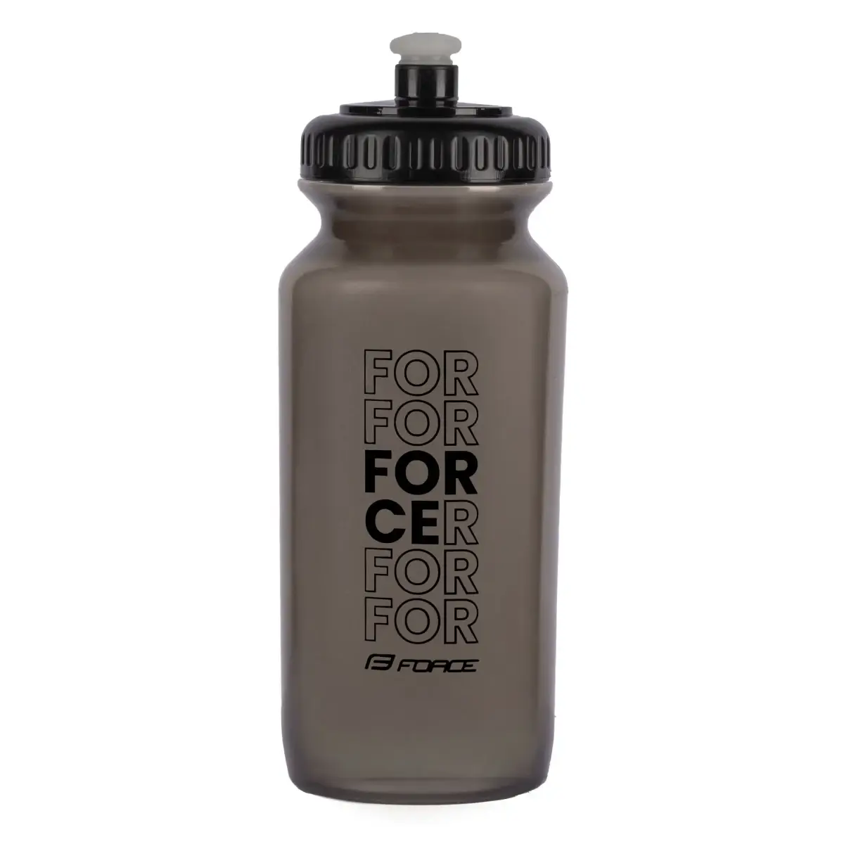 Force DAILY 0,5 l transparentní černá-černá láhev na kolo