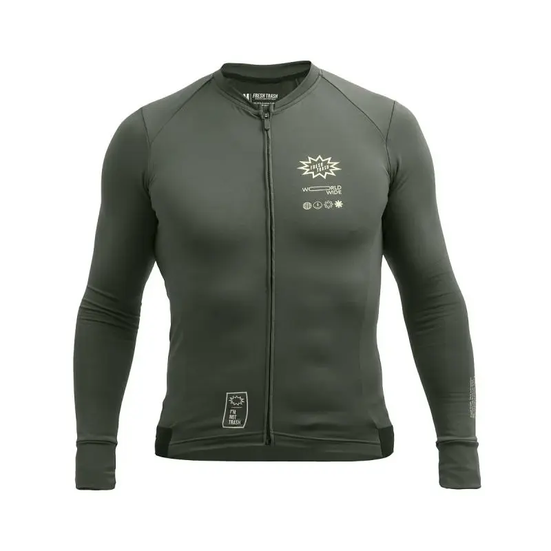 Fresh Trash Ft Men’s Signature Thermo Jersey Olive Green