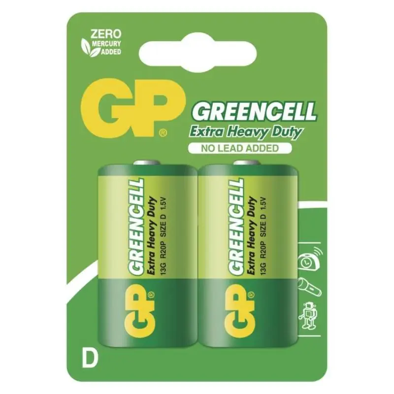 GP Batteries Alkalická baterie GP Super LR20 D 2 ks