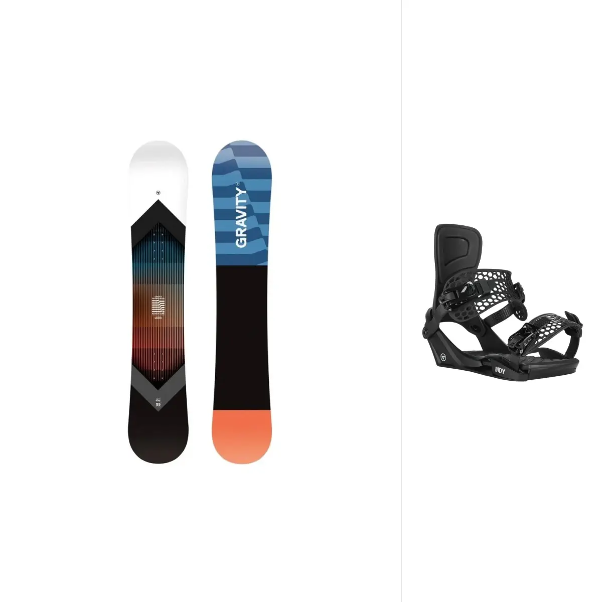 Gravity Adventure 25/26 pánský snowboard + Gravity Indy black 25/26 snb vázání