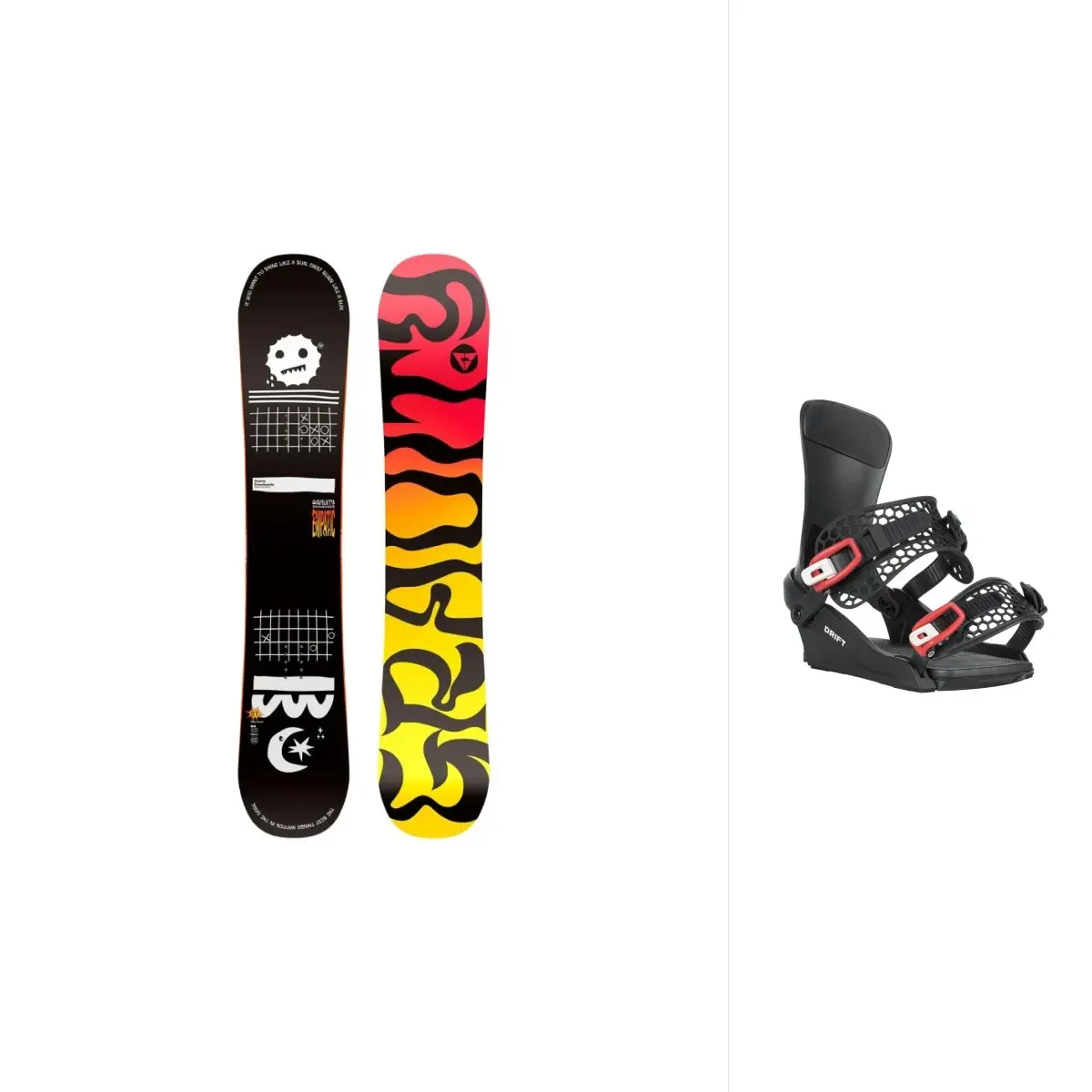 Gravity Empatic 25/26 pánský snowboard + Gravity Drift black/red vázání