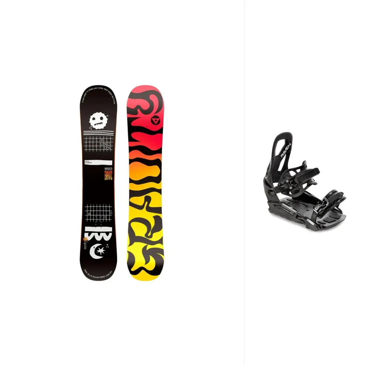 Gravity Empatic 25/26 pánský snowboard + Raven S230 Black vázání