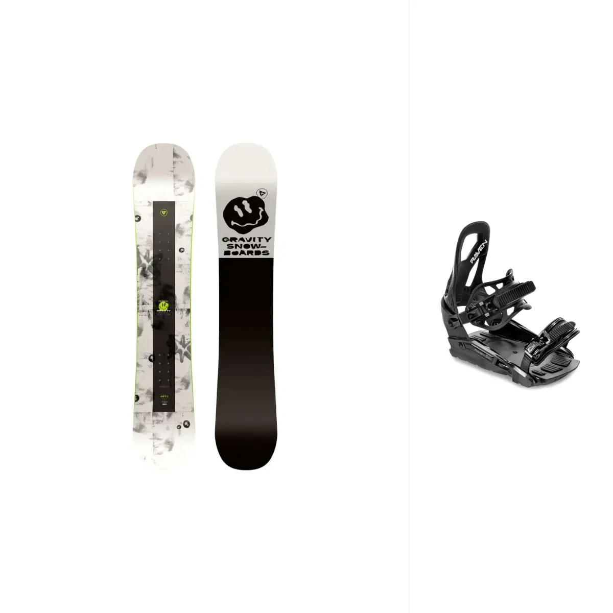 Gravity Madball 25/26 pánský snowboard + Raven S230 Black vázání