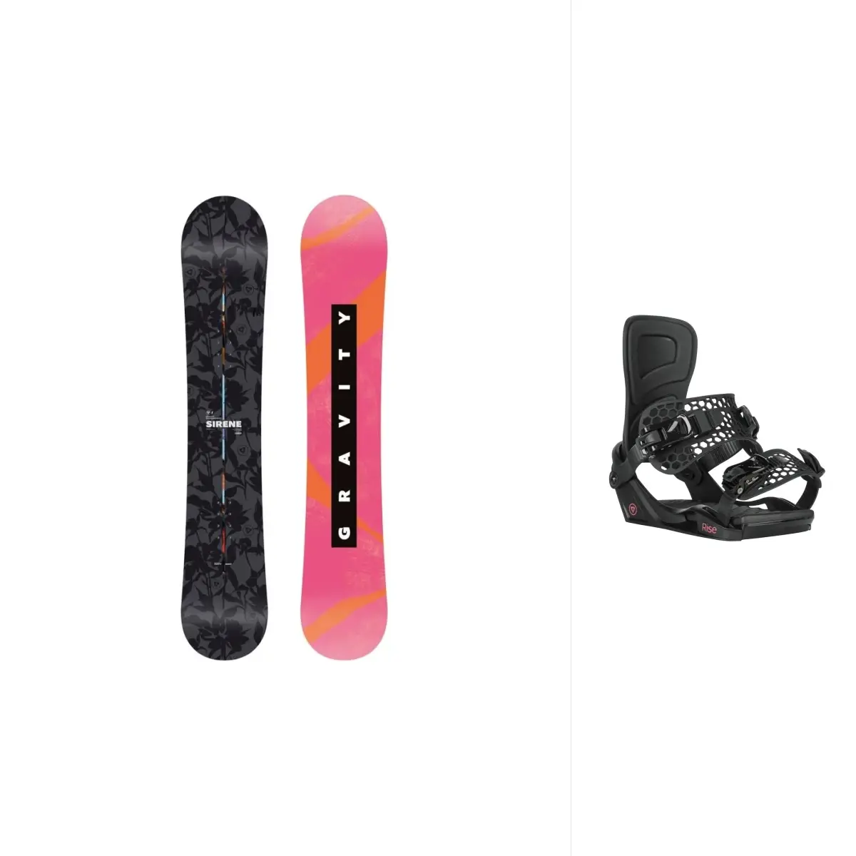 Gravity Sirene 25/26 dámský snowboard + Gravity Rise black 25/26 snb vázání