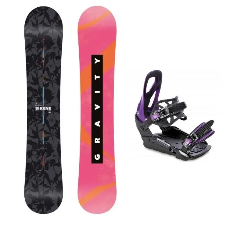 Gravity Sirene 25/26 dámský snowboard + Raven S230 Black/violet vázání