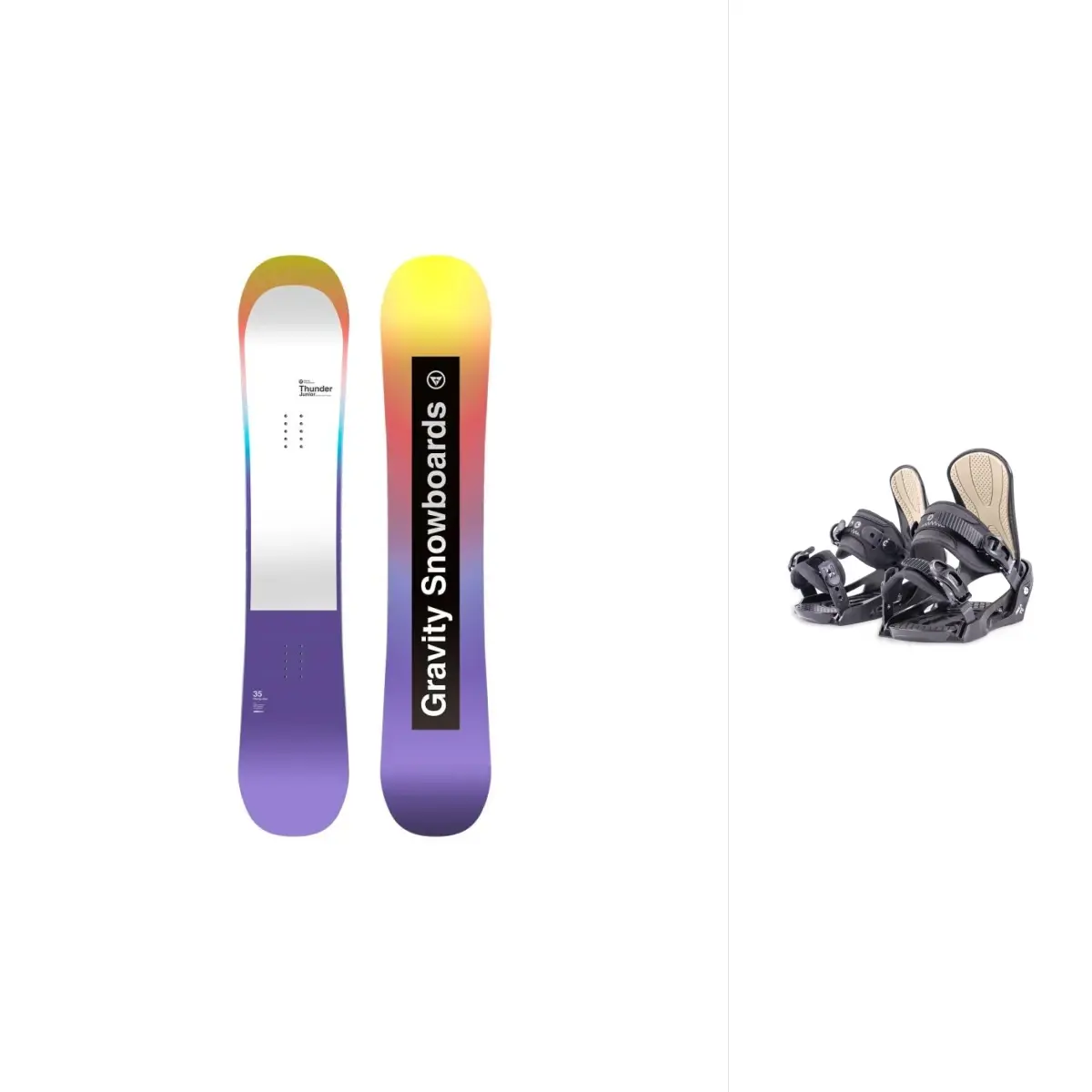 Gravity Thunder Jr juniorský snowboard + Beany Junior vázání