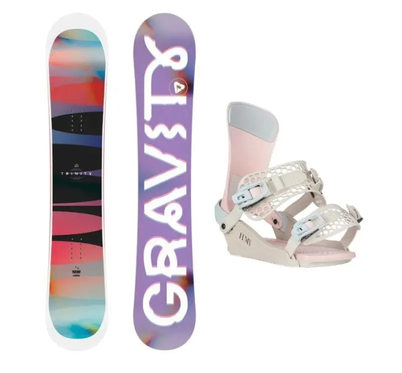 Gravity Trinity 25/26 dámský snowboard + Gravity Fenix candy dámské vázání