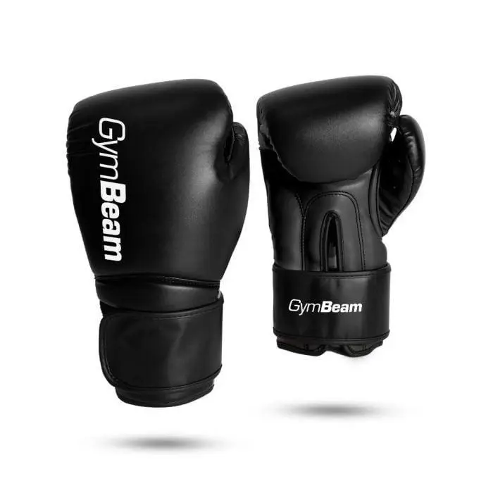 GymBeam Boxing Gloves Striker Black POUZE 14 OZ (VÝPRODEJ)