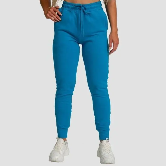 GymBeam Dámské tepláky Limitless Aquamarine POUZE M (VÝPRODEJ)