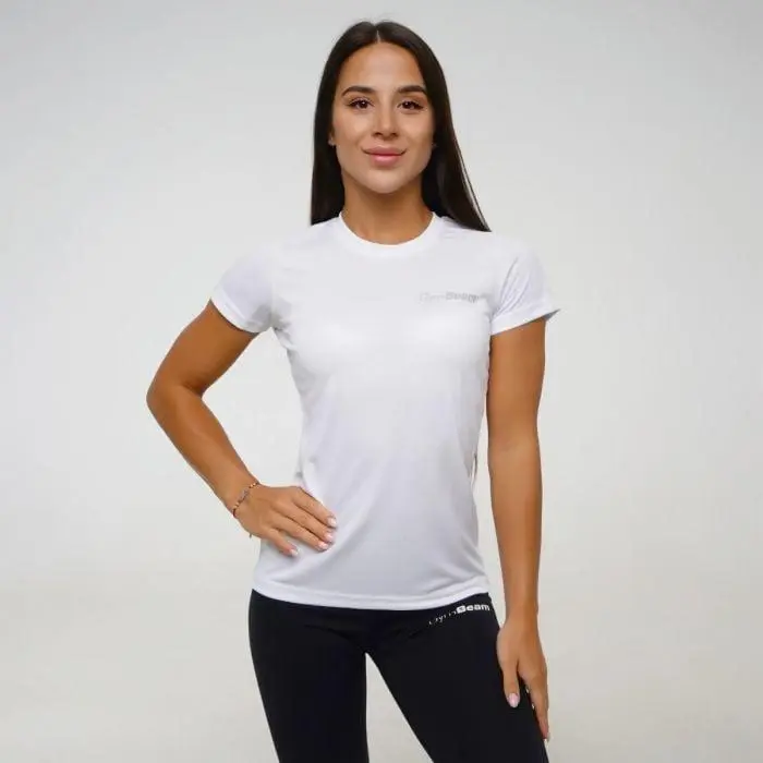 GymBeam Dámské tričko TRN White POUZE S (VÝPRODEJ)