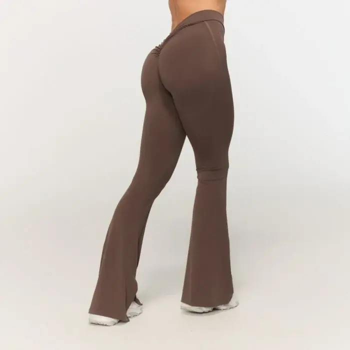 GymBeam Fierce Cappuccino dámské V-back legíny