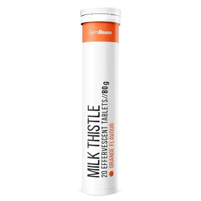 GymBeam Effervescent Milk thistle 20 tab.