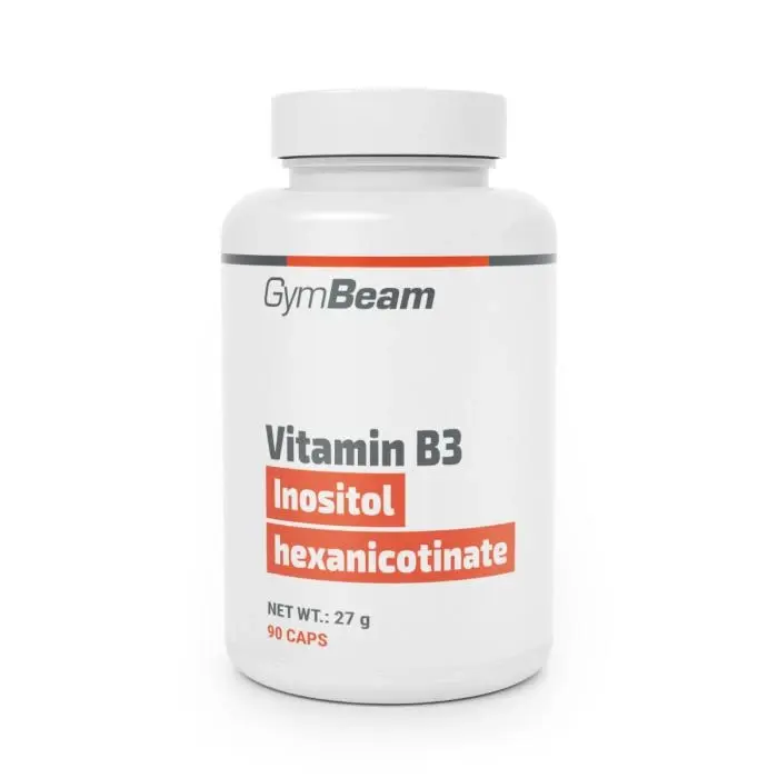 GymBeam Flush-free Niacin (Vitamin B3) 90 kaps.