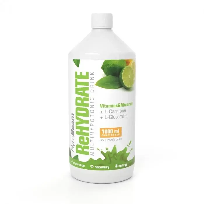 GymBeam Iontový nápoj ReHydrate 1000 ml POUZE pomeranč (VÝPRODEJ)