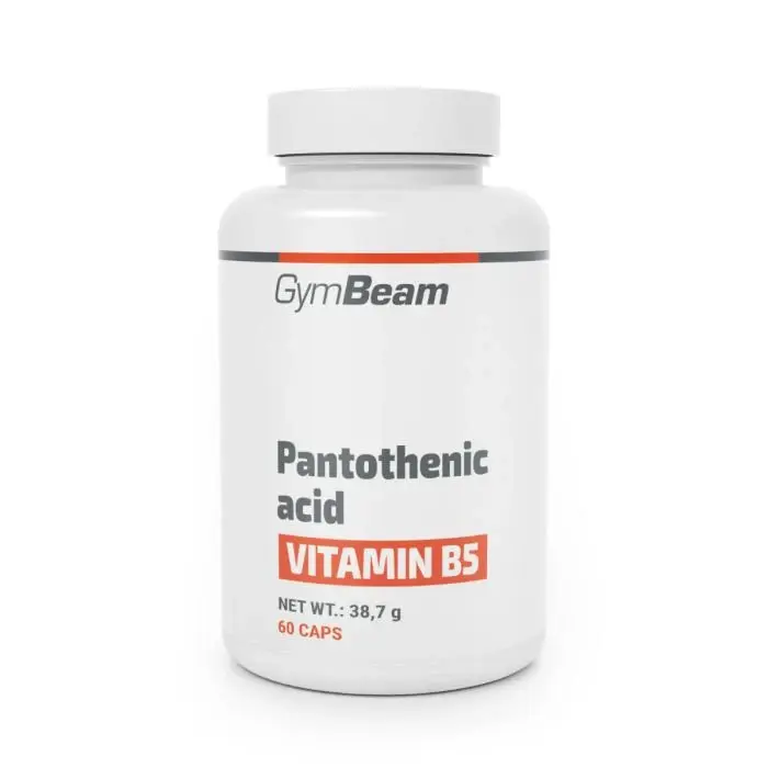 GymBeam Kyselina pantotenová (vitamín B5) 60 kaps.