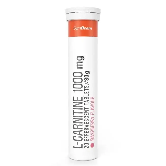GymBeam L-karnitin 1000 mg šumivý - GymBeam, 20 tab.