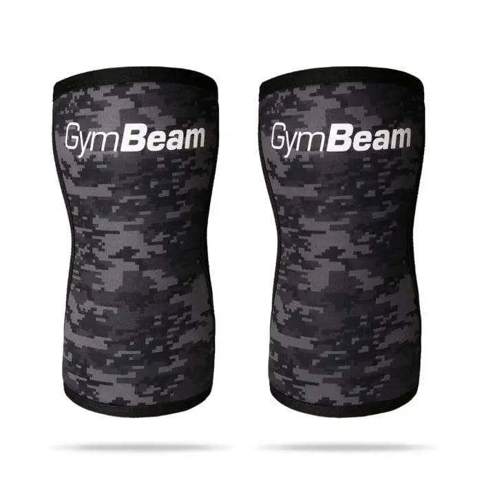 GymBeam Neoprenová bandáž na koleno Conquer Camo POUZE S (VÝPRODEJ)