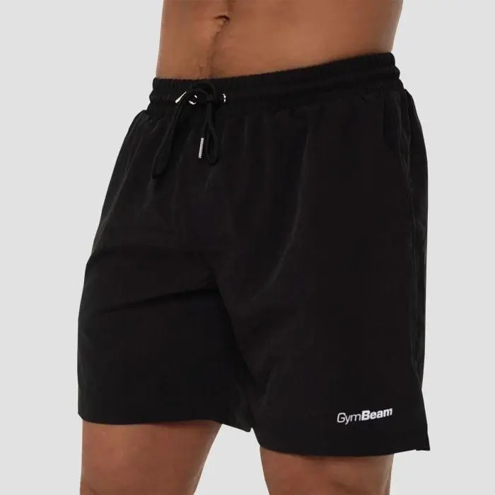 GymBeam Pánské plavecké šortky Black POUZE XL (VÝPRODEJ)