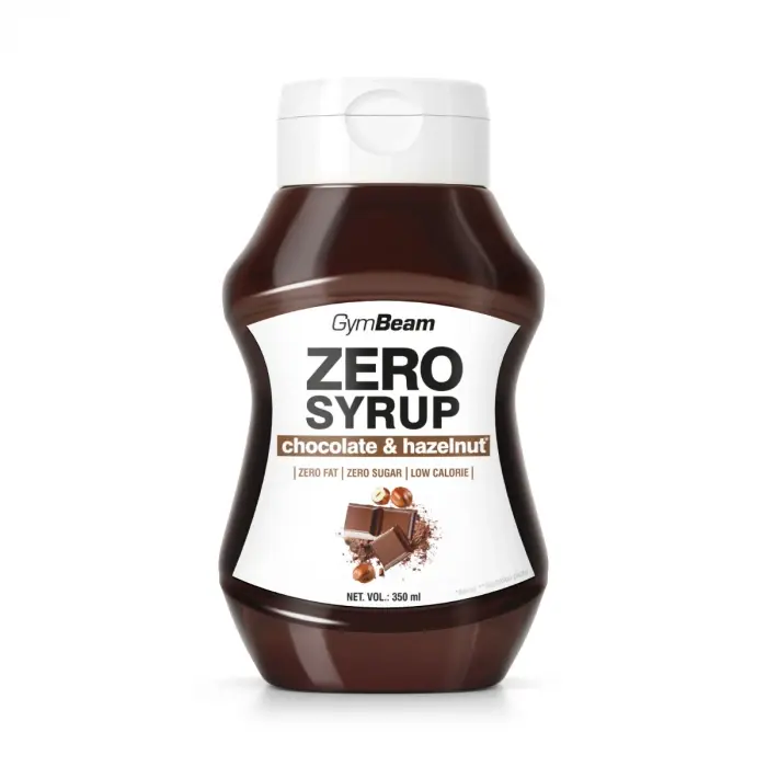GymBeam ZERO SIRUP čokoláda a lískový oříšek 350 ml