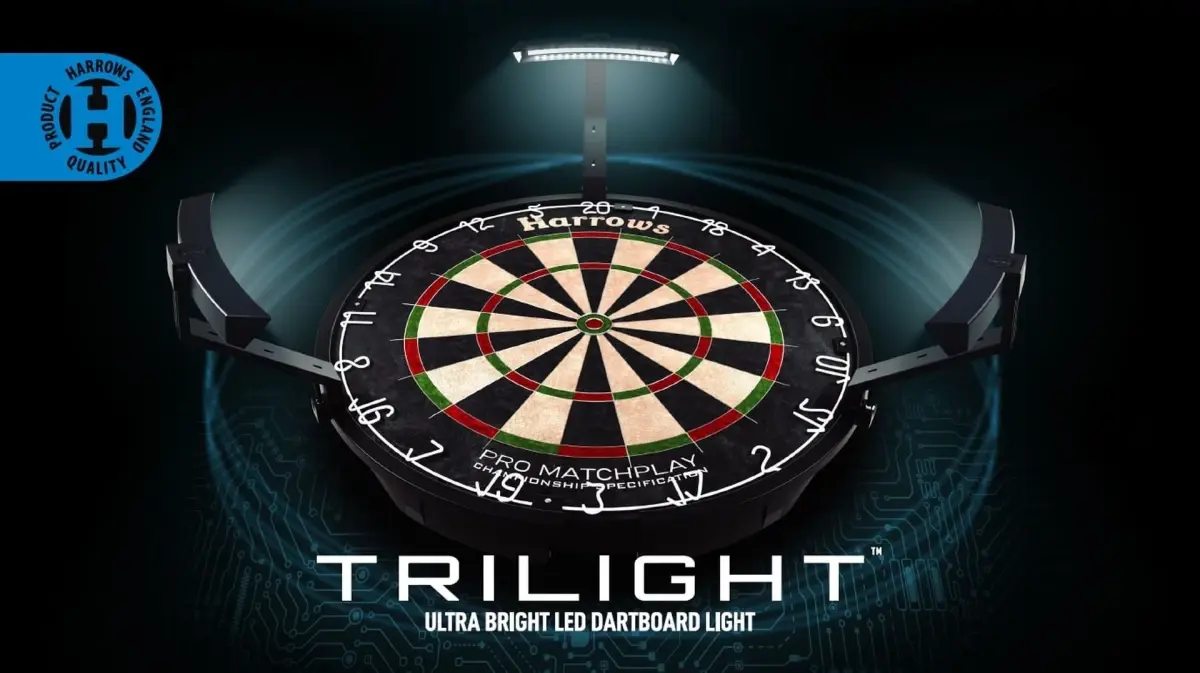 Osvětlení sisalového terče Harrows Tri-Light