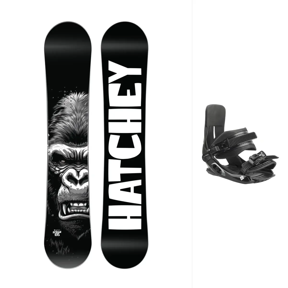 Hatchey Primal dětský snowboard + Hatchey Tactic Junior vázání