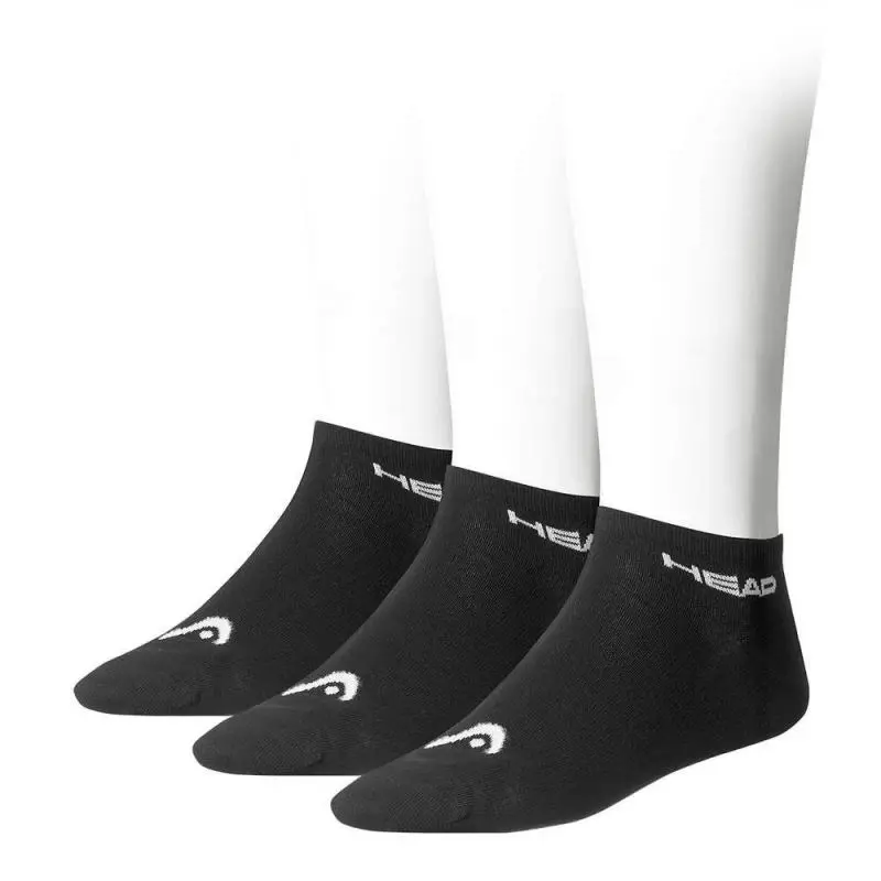 Head Tennis 3P Sneaker sportovní ponožky černá