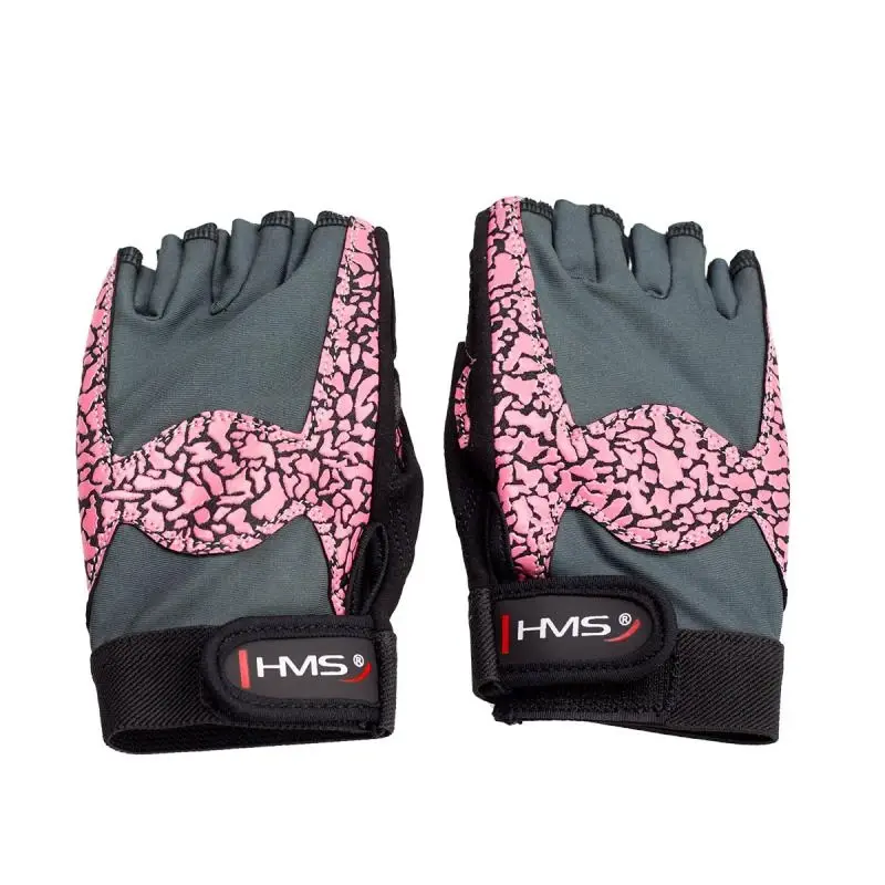 HMS Fitness rukavice RŮŽOVÉ RST03