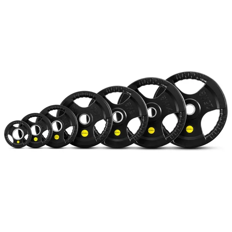 HMS TOK02 Pro černý 2,5 kg olympijský pogumovaný kotouč