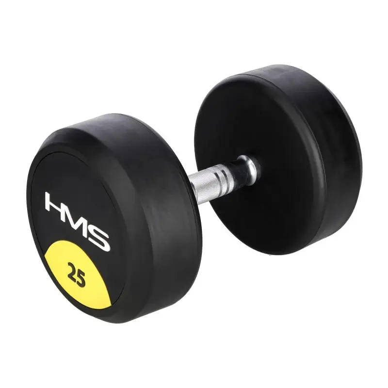 HMS HG Pro 25 kg pogumovaná jednoruční činka