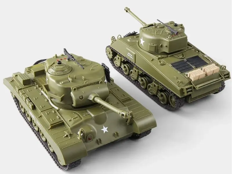 IQ models Soubojové tanky M4A3 Sherman a M26 Pershing 1:30