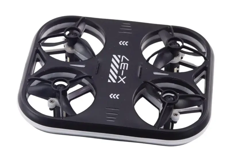 IQ models SYMA X37 mini dron s LED osvětlením - černý
